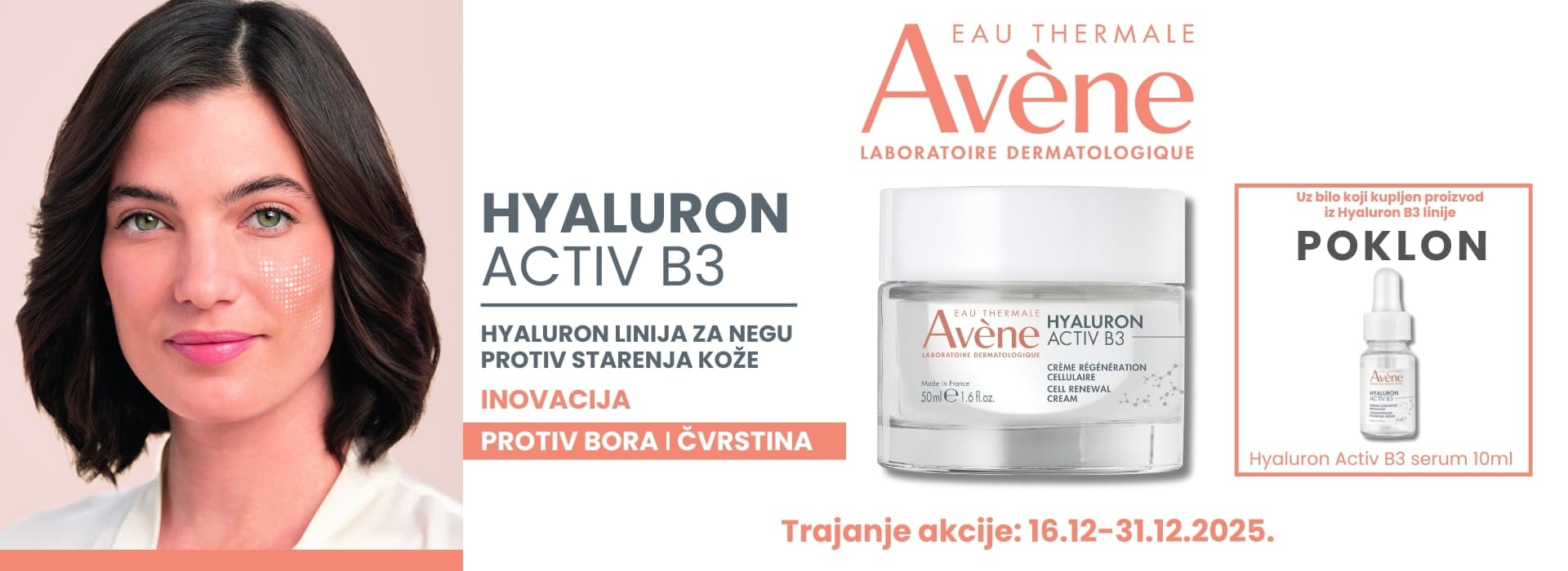 Avene Hyaluron poklon 12/25 brend - Srbotrade
